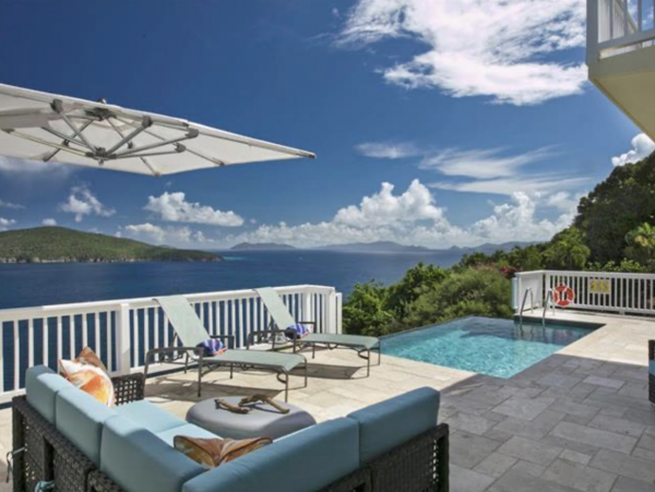 St. Thomas Luxury Vacation Villa Full Ocean View Sleeps 10