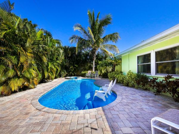 Anna Maria Island Vacation Rental – Beach House with Private Heated Pool & Spa
