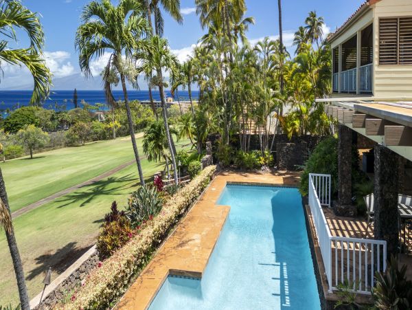 Maui Lahaina Vacation Rental Home Pool Golf Pacific Views
