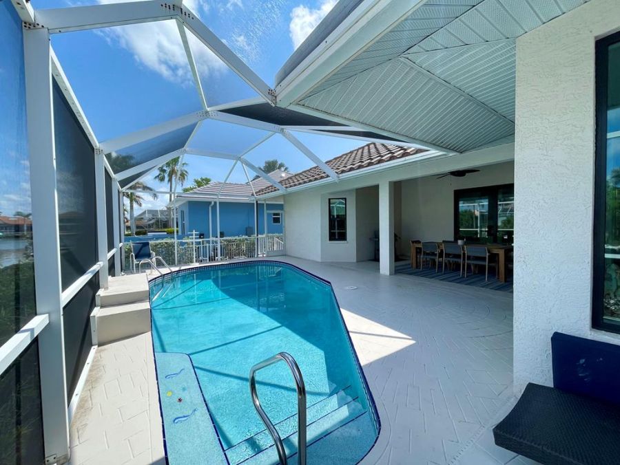Marco Island Canal Front Four Bedroom Vacation Home