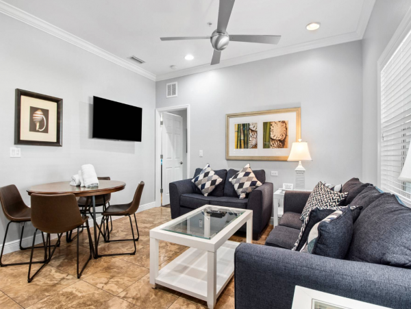 Steps to Beach Vacation Condo in Siesta Key Two Bedrooms