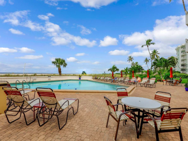 Two bedroom Beach front Condo In Marco Island