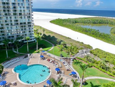 Marco Island Beachfront Condo w/Full Ocean Views, Sleeps 6