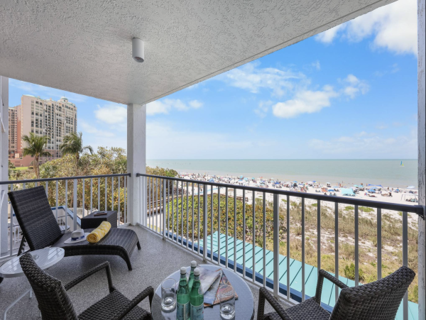 Marco Island Beachfront Condo - Romantic Gulf View Vacation Rental for Two