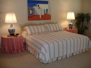 King Bed in Master Bedroom