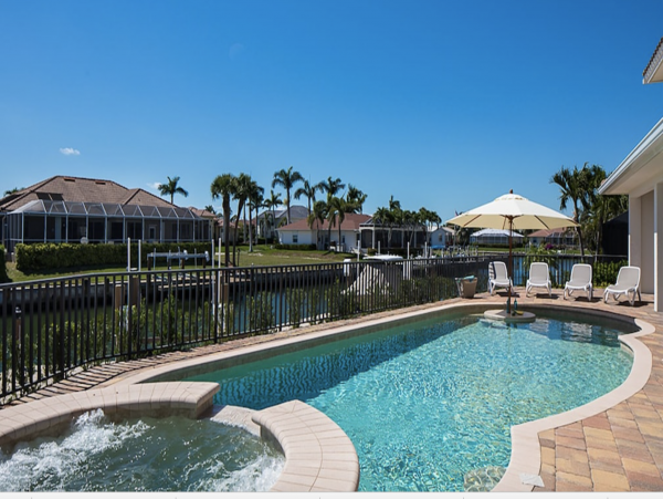 Marco Island Vacation Home Sleeps Ten Guests Private Pool