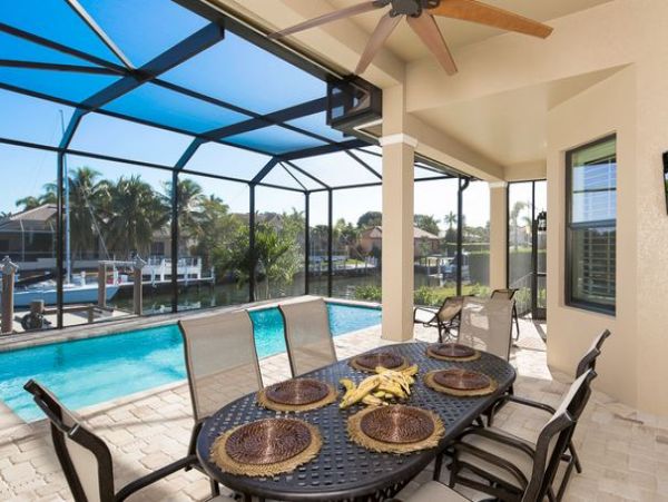 Canal front Marco Island Vacation Rental Pool Home