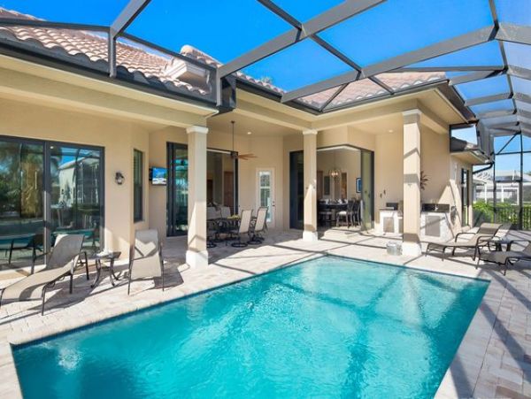 Canal front Marco Island Vacation Rental Pool Home