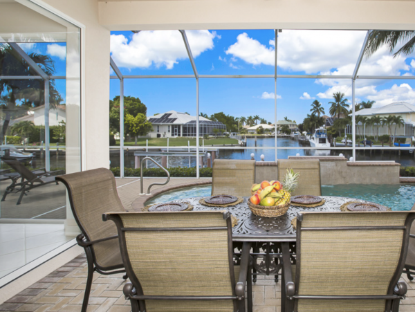 Marco Island Canal Front Three Bedroom Vacation Home