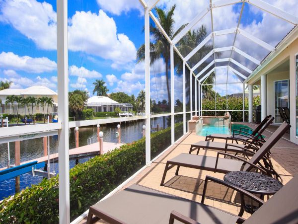 Marco Island Canal Front Three Bedroom Vacation Home