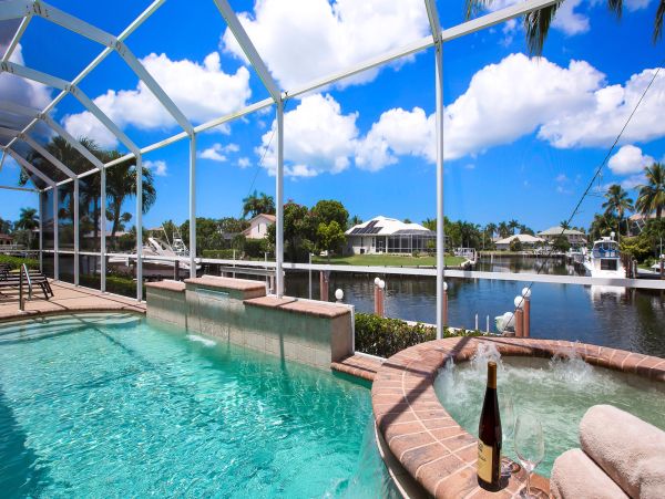 Marco Island Canal Front Three Bedroom Vacation Home