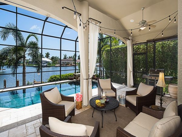 Marco Island Canal View 4 Bedroom Home with Private Pool