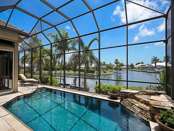 Marco Island Canal View 4 Bedroom Home with Private Pool