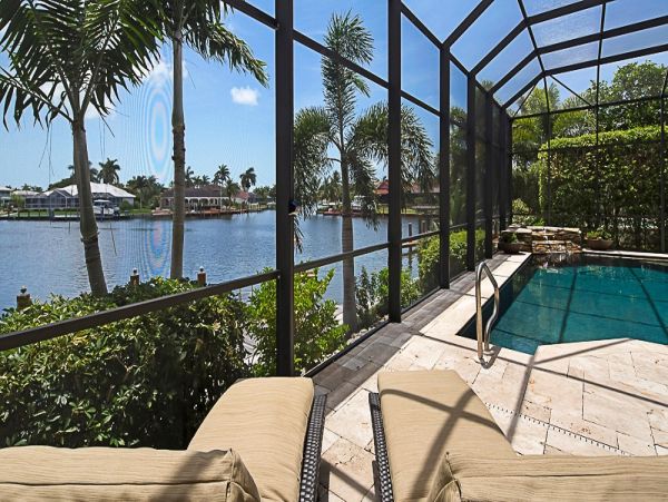 Marco Island Canal View 4 Bedroom Home with Private Pool