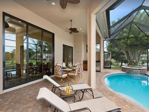 Luxury Marco Island Vacation Pool Home Sleeps Eight Guests