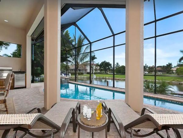 Luxury Marco Island Vacation Pool Home Sleeps Eight Guests