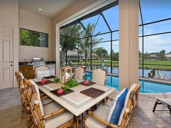 Luxury Marco Island Vacation Pool Home Sleeps Eight Guests