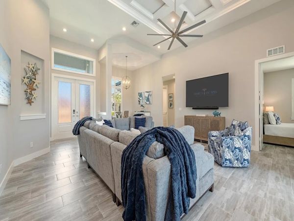 Elegance in this Marco Island Vacation Pool Home Canal Views
