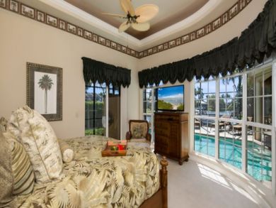 Bedroom with Pool View