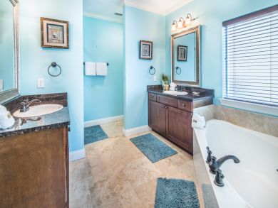 Crystal Beach Vacation Home Sleeps Fifteen Walk to Beach