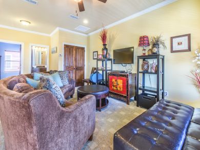 Crystal Beach Vacation Home Sleeps Fifteen Walk to Beach