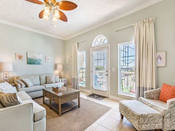 Panama City Vacation Home Short Walk to Beach & Gulf Views