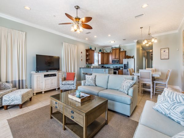 Panama City Vacation Home Short Walk to Beach & Gulf Views