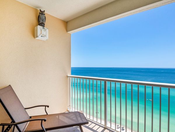 Panama City Beach Oceanfront Luxury Condo Rental 3-Bedroom Gulf View