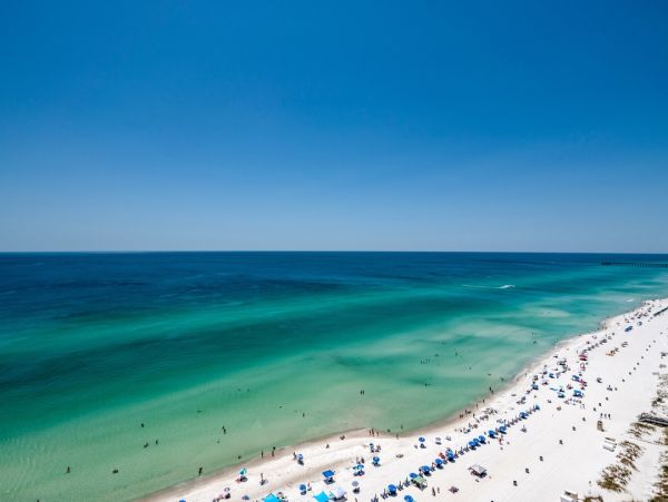 Panama City Beach Oceanfront Luxury Condo Rental 3-Bedroom Gulf View