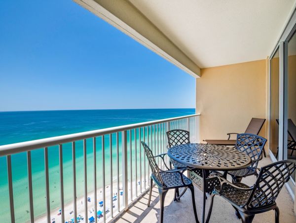 Panama City Beach Oceanfront Luxury Condo Rental 3-Bedroom Gulf View