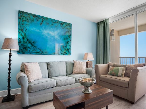 Panama City Beach Oceanfront Luxury Condo Rental 3-Bedroom Gulf View