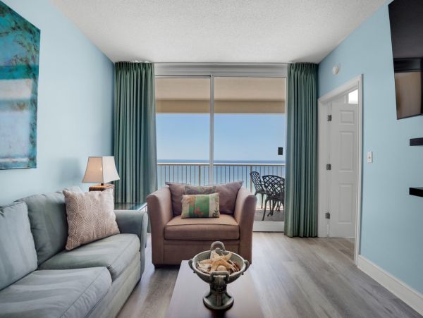 Panama City Beach Oceanfront Luxury Condo Rental 3-Bedroom Gulf View