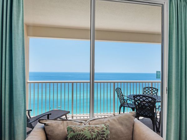 Panama City Beach Oceanfront Luxury Condo Rental 3-Bedroom Gulf View