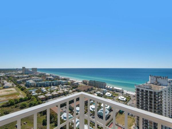 Miramar Beach Vacation Rental Luxury Gulf View Penthouse with Balconies