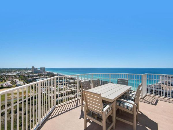 Miramar Beach Vacation Rental Luxury Gulf View Penthouse with Balconies