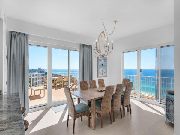 Miramar Beach Vacation Rental Luxury Gulf View Penthouse with Balconies