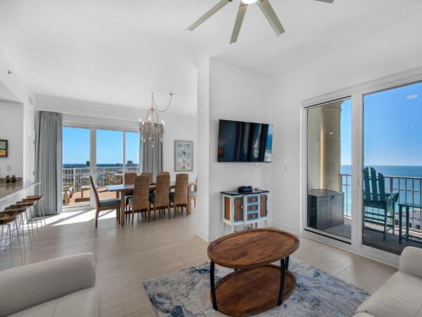 Miramar Beach Vacation Rental Luxury Gulf View Penthouse with Balconies