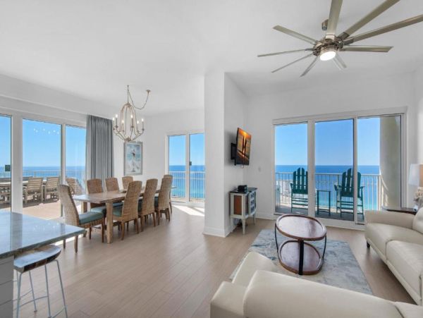 Miramar Beach Vacation Rental Luxury Gulf View Penthouse with Balconies