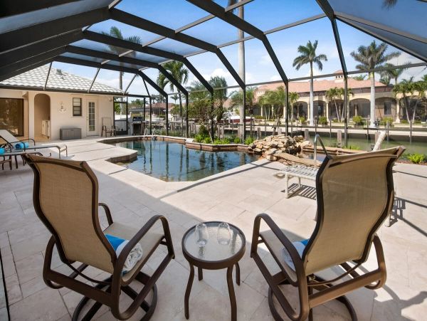 Marco Island 3 Bedroom Plus Den Bedroom Canal Front Vacation Rental - additional view, photo 3