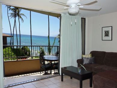 Maui One  Bedroom Condo Rental Lovely Lahaina Ocean Views