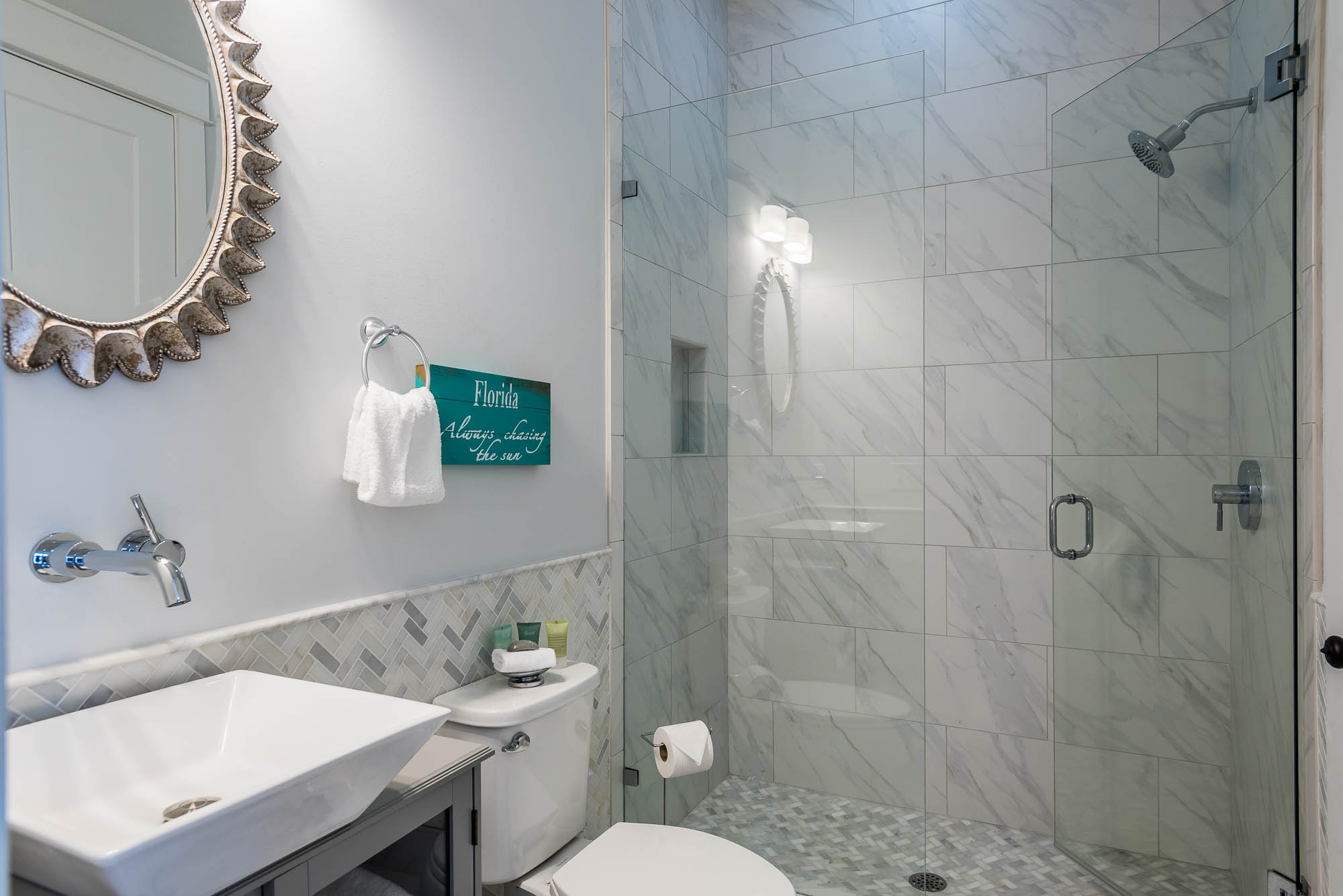 Luxury Seven Bedroom Rental Steps to the Beach Sleeps 25