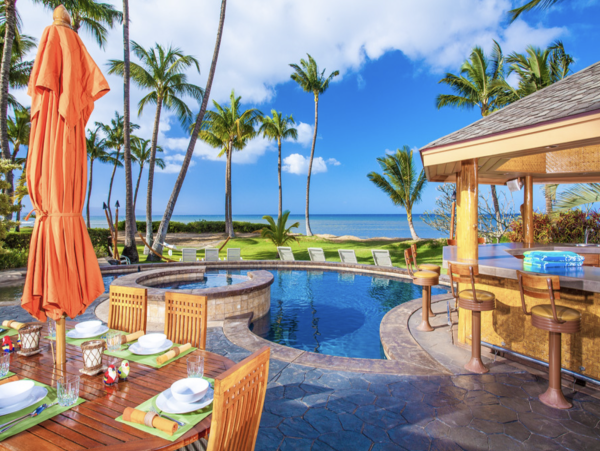 Wailea Luxury Four Bedroom Main House Guest Cottage