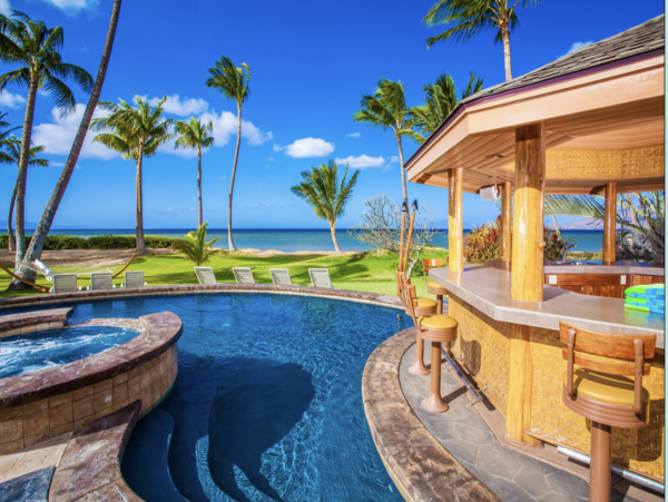 Wailea Luxury Four Bedroom Main House Guest Cottage