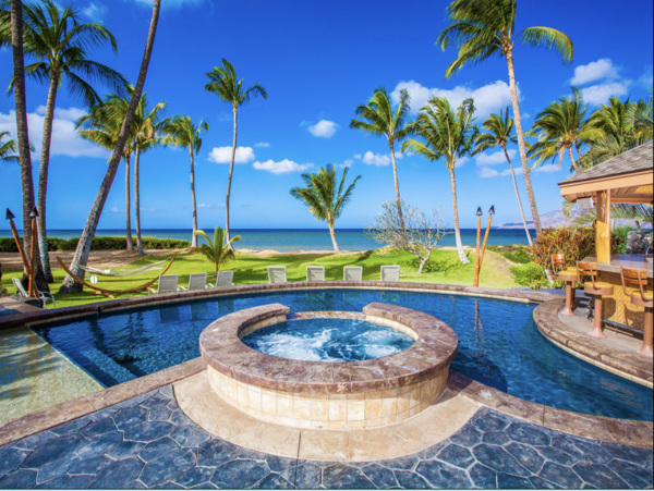 Wailea Luxury Four Bedroom Main House Guest Cottage