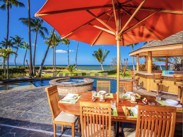 Wailea Luxury Four Bedroom Main House Guest Cottage