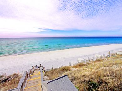 Santa Rosa Beach Vacation Condo Sleeps Eight Guests.