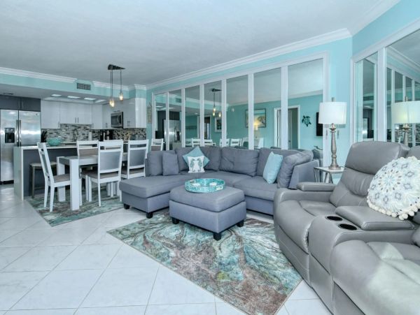 Siesta Key Gulf View Two Bedroom Vacation Condo