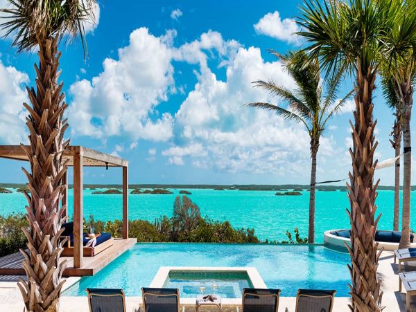 Luxury Turks & Caicos 5 Bedroom Pool Villa Ocean Views