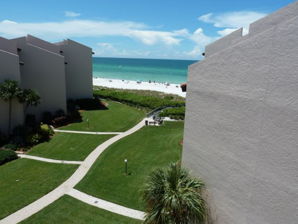 Beachside view with partial view