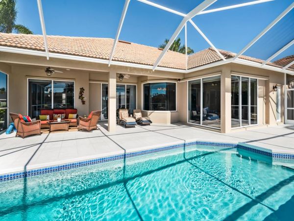 Magnificent Marco Vacation Home Three Bedrooms Plus a Den.